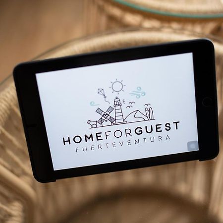 Homeforguest Modern And New Beachfront Apartment Ла Олива Екстериор снимка